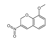 8-METHOXY-3-NITRO-2H-CHROMENE) Structure