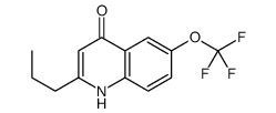 2-propyl-6-(trifluoromethoxy)-1H-quinolin-4-one结构式