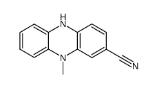 10-methyl-5,10-dihydro-phenazine-2-carbonitrile结构式