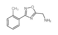 1-[3-(2-methylphenyl)-1,2,4-oxadiazol-5-yl]methanamine结构式