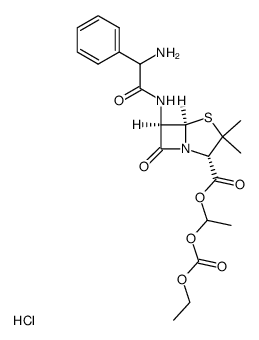 (R)-Bacampicillin hydrochloride Structure