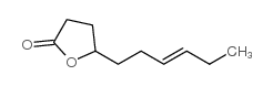 (E)-5-(3-hexenyl)dihydrofuran-2(3H)-one Structure