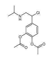 [2-acetyloxy-4-[1-chloro-2-(propan-2-ylamino)ethyl]phenyl] acetate Structure