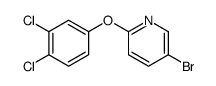 5-bromo-2-(3,4-dichlorophenoxy)pyridine结构式