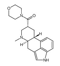 6-Methyl-8β<(1-morpholinyl)carbonyl>ergoline Structure