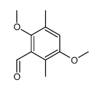 2,5-dimethoxy-3,6-dimethylbenzaldehyde Structure