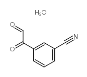 M-CYANOPHENYLGLYOXAL HYDRATE Structure