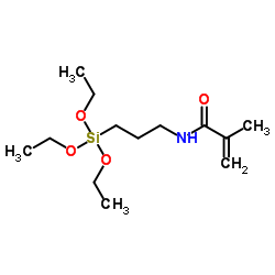 (3-METHACRYLAMIDOPROPYL)TRIETHOXYSILANE, tech-95 structure