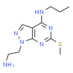 1-(2-aminoethyl)-6-(methylthio)-n-propyl-1h-pyrazolo[3,4-d]pyrimidin-4-amine picture