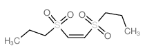 Propane,1,1'-[(1E)-1,2-ethenediylbis(sulfonyl)]bis- (9CI) structure