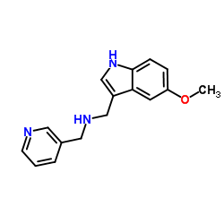 1-(5-Methoxy-1H-indol-3-yl)-N-(3-pyridinylmethyl)methanamine结构式