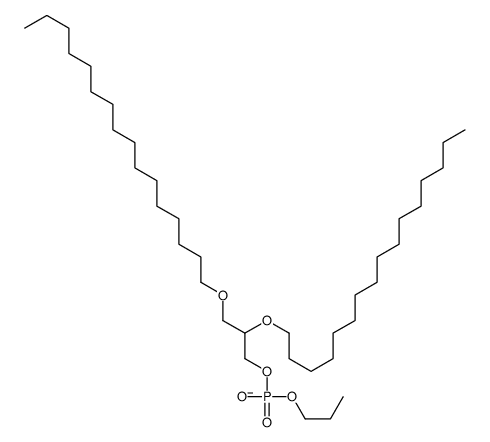 2,3-dihexadecoxypropyl propyl phosphate结构式