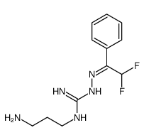 phenyl-(2-difluoroethyl)-4-aminopropylamidinohydrazone结构式