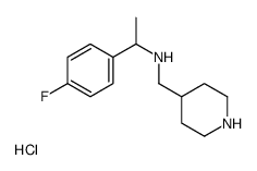 [1-(4-Fluoro-phenyl)-ethyl]-piperidin-4-ylmethyl-aminehydrochloride picture