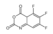 5,6,7-trifluoro-4aH-3,1-benzoxazine-2,4-dione Structure