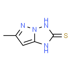 1H-Pyrazolo[1,5-b][1,2,4]triazole-2(3H)-thione,6-methyl- Structure