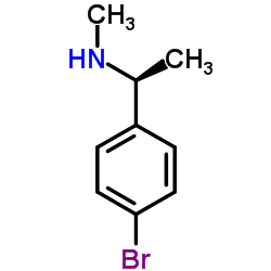 (1S)-1-(4-Bromophenyl)-N-methylethanamine structure