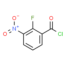 2-Fluoro-3-nitrobenzoyl chloride结构式