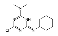 6-chloro-4-N-cyclohexyl-2-N,2-N-dimethyl-1,3,5-triazine-2,4-diamine Structure