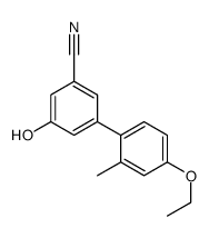 3-(4-ethoxy-2-methylphenyl)-5-hydroxybenzonitrile结构式