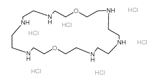 1,13-DIOXA-4,7,10,16,19,22-HEXAAZA-CYCLOTETRACOSANE HYDROCHLORIDE Structure