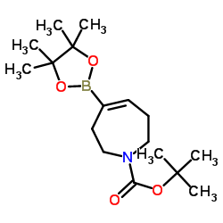 tert-butyl 4-(4,4,5,5-tetramethyl-1,3,2-dioxaborolan-2-yl)-2,3,6,7-tetrahydroazepine-1-carboxylate Structure