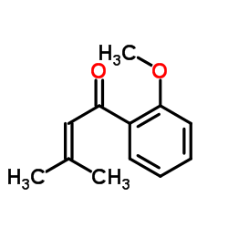 1-(2-Methoxyphenyl)-3-methyl-2-buten-1-one Structure