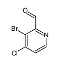 3-Bromo-4-chloropicolinaldehyde structure