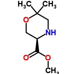 Methyl (3R)-6,6-dimethyl-3-morpholinecarboxylate picture