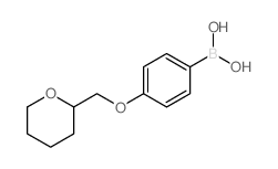 (4-((四氢-2H-吡喃-2-基)甲氧基)苯基)硼酸结构式