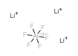 trilithium hexafluoroaluminate Structure