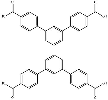 5',5''-双(4-羧基苯基)-[1,1':3',1'':3'',1'''-四联苯基]-4,4''-二羧酸结构式