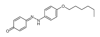 4-[(4-hexoxyphenyl)hydrazinylidene]cyclohexa-2,5-dien-1-one结构式