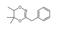 3-benzyl-5,5,6-trimethyl-6H-1,4,2-dioxazine Structure