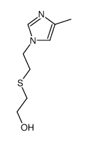 2-[2-(4-methylimidazol-1-yl)ethylsulfanyl]ethanol结构式