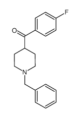 (1-Benzyl-piperidin-4-yl)-(4-fluoro-phenyl)-methanone结构式