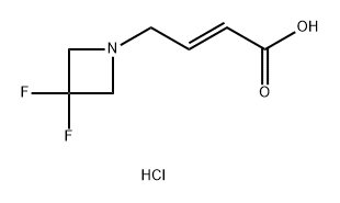 (E)-4-(3,3-二氟氮杂环丁烷-1-基)丁-2-烯酸盐酸盐结构式