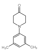 1-(3,5-DIMETHYL-PHENYL)-PIPERIDIN-4-ONE structure