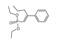 (E)-diethyl (2-phenylpent-1-en-1-yl)phosphonate结构式