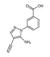 3-(5-amino-4-cyanopyrazol-1-yl) benzoic acid picture