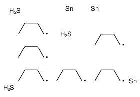 2,2,4,4,6,6-hexabutyl-1,3,5,2,4,6-trithiatristanninane结构式