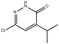 6-chloro-4-isopropyl-pyridazin-3-ol Structure