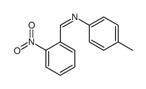 N-(2-Nitrobenzylidene)-P-toluidine structure