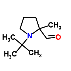 2-Pyrrolidinecarboxaldehyde,1-(1,1-dimethylethyl)-2-methyl-(9CI)结构式