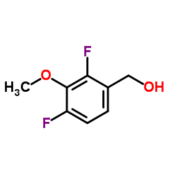 2,4-DIFLUORO-3-METHOXYBENZYL ALCOHOL Structure