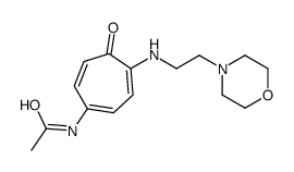 N-[4-[(2-Morpholinoethyl)amino]-5-oxo-1,3,6-cycloheptatrien-1-yl]acetamide picture