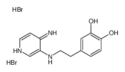 4-[2-[(4-aminopyridin-3-yl)amino]ethyl]benzene-1,2-diol,dihydrobromide Structure