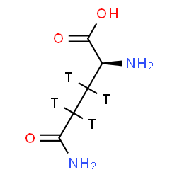 L-Glutamine-[3,4-3H] structure