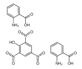 2-aminobenzoic acid,2,4,6-trinitrophenol Structure