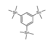 1,3,5-tris(trimethylstannyl)benzene结构式